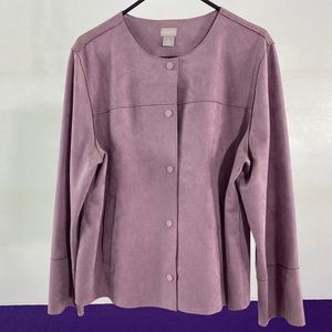 Chicos soft light jacket in light purple, size 3